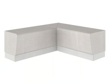 ROUND - Backless Eco-leather bench seating by FIT INTERIORS