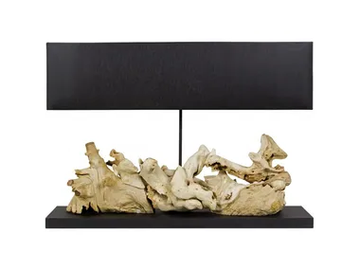 BISSAU - Wooden table lamp by Flam & Luce