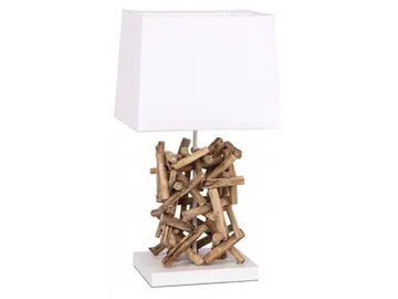 LHASSA - Natural fibre table lamp by Flam & Luce