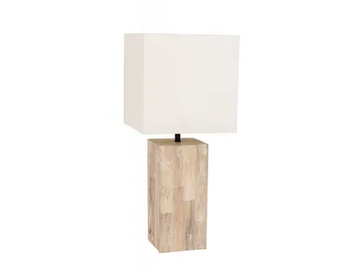 SAMIA - Natural fibre table lamp by Flam & Luce