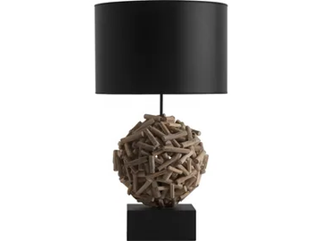 SIAM - Wooden table lamp by Flam & Luce