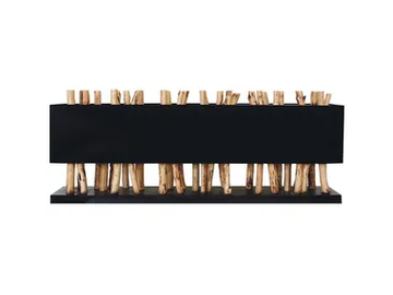 TOUNDRA - Wooden table lamp by Flam & Luce