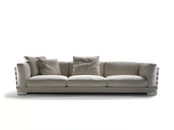 CESTONE - 3 seater fabric sofa by Flexform