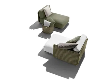 EDDY OUTDOOR - Fabric Garden daybed by Flexform