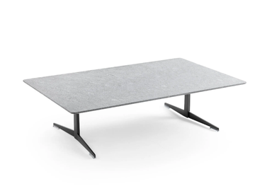 FLY - Rectangular stone coffee table by Flexform