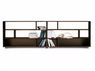 GROUNDPIECE - Open metal bookcase by Flexform