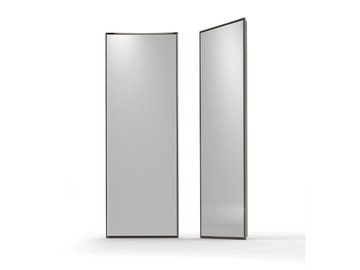 GRANDANGOLO - Rectangular framed wall-mounted steel mirror by F.lli Orsenigo