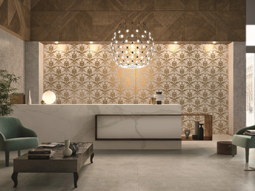TESORI - Porcelain stoneware wall/floor tiles with textile effect by FLORIM stone