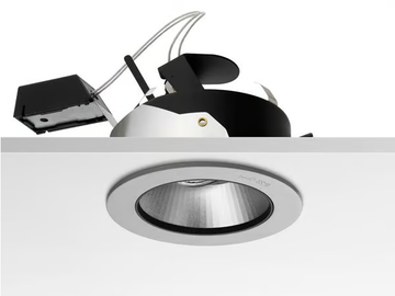COMPASS - Adjustable ceiling aluminium spotlight by Flos