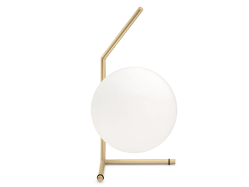 IC LIGHTS T1 LOW - Blown glass and metal table lamp by Flos