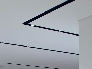 LIGHT CUT - Ceiling mounted aluminium linear lighting profile by Flos