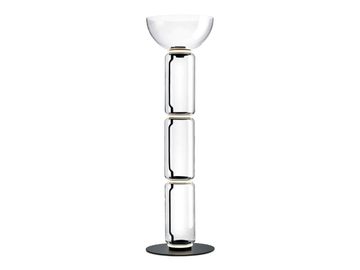 NOCTAMBULE FLOOR HIGH CYLINDER BOWL - LED blown glass floor lamp by Flos