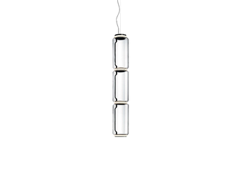 NOCTAMBULE SUSPENSION - Blown glass pendant lamp by Flos