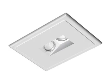 USB SQUARE 2L W-W - Recessed halogen multiple spotlight by Flos