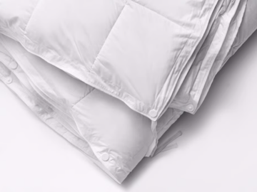 Goose feather duvet - Cotton duvet by Flou