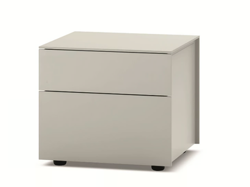 JUTA - Wooden bedside table by Flou