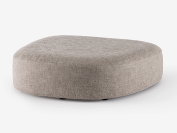 PIERRE - Pouf with removable lining by Flou