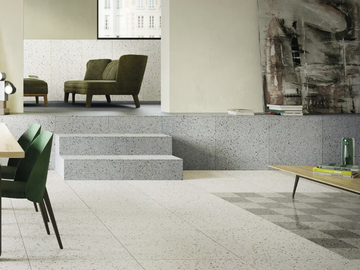 RIALTO SILVER - Porcelain stoneware wall/floor tiles with granite effect by FMG