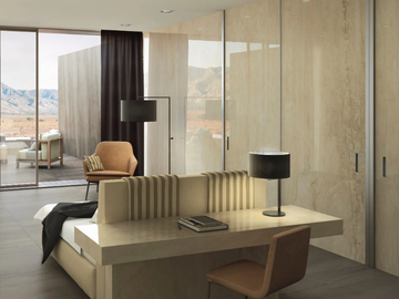 TRAVERTINO CLASSICO - Porcelain stoneware door panel by FMG