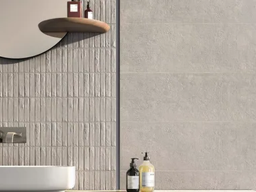 URBAN GREY ACTIVE - Antibacterial porcelain stoneware wall/floor tiles with concrete effect by FMG