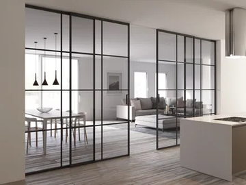 FACTORY TV 4 - Glass door by FOA
