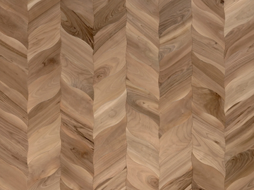 DESIGN PANELS PETALI - Walnut flooring by FOGLIE D'ORO
