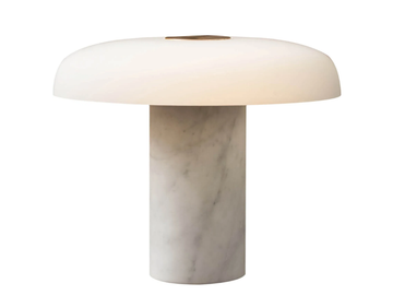 TROPICO - LED marble and opal glass table lamp with Dimmer _ FontanaArte by Fontana Arte