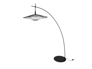 CARPA - LED direct-indirect light cotton arc lamp by Forestier