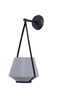 CARRIE - LED fabric wall lamp with fixed arm by Forestier