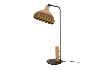 GRASS - LED abacá table lamp with fixed arm by Forestier