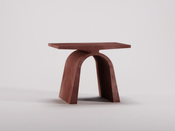 ABECEDARIO A - Low rectangular concrete coffee table by Forma&Cemento