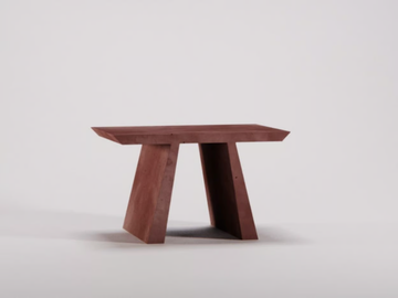 ABECEDARIO C - Low rectangular concrete coffee table by Forma&Cemento