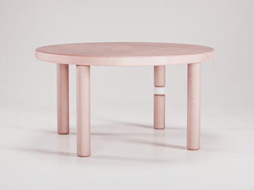 FLIPPER - Round cement dining table by Forma&Cemento