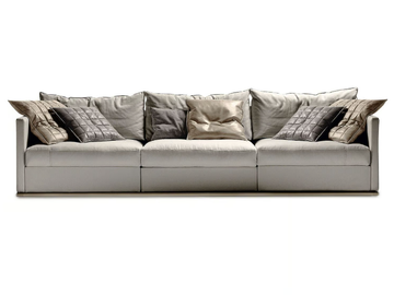 MORGAN EVO - Sectional fabric sofa with removable cover by Former In Italia