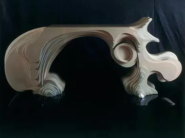 ORGANICA - Wooden writing desk by formitalia luxury group
