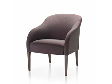 AMATI LOUNGE - Fabric armchair by Fornasarig