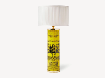 GIARDINO SETTECENTESCO - Metal table lamp by Fornasetti