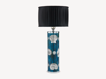 GIRO DI CONCHIGLIE - Metal table lamp by Fornasetti