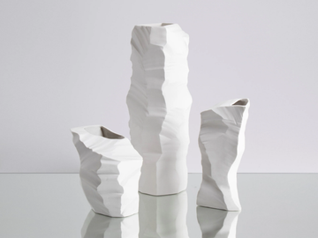 ARTIKA ICE - Porcelain vase by Fos Ceramiche
