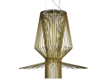 ALLEGRO ASSAI - Chrome plated pendant lamp by Foscarini