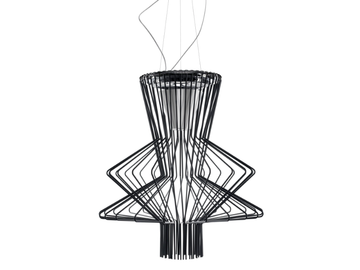 ALLEGRO RITMICO - Chrome plated pendant lamp by Foscarini