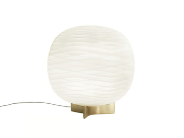GEM - Etched glass bedside lamp by Foscarini