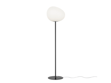 GREGG - Blown glass floor lamp by Foscarini