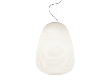 RITUALS 1 - Blown glass pendant lamp by Foscarini