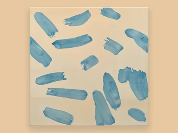 STRAW HAT - Handmade faïence wall tiles by FRANCESCO DE MAIO