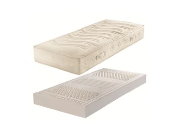 LATEX DUE - Anti-allergy anti-bacterial latex mattress by Frauflex