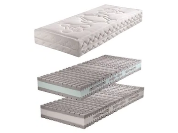 SILVER - Airflex™ washable mattress with removable cover by Frauflex