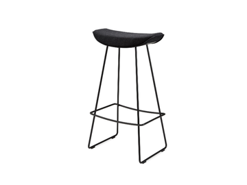 KYA BARSTOOL WIRE FRAME - Sled base barstool with footrest by Freifrau