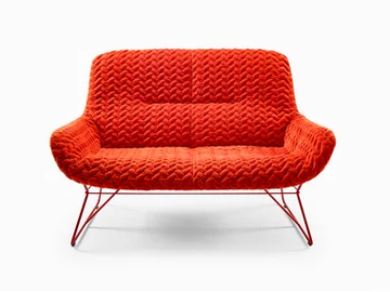 LEYA LOUNGE COUCH - Fabric small sofa by Freifrau