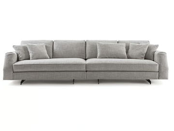 DAVIS CLASS - Sectional fabric sofa with removable cover by Frigerio